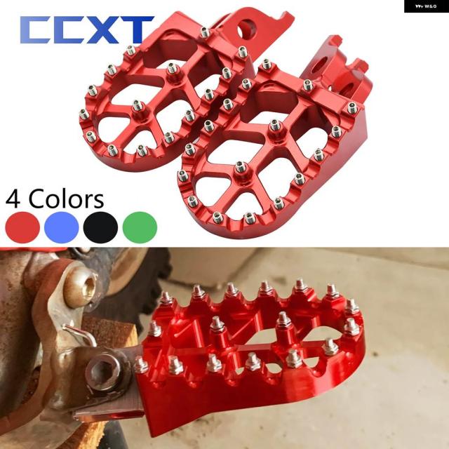 CRF450L CRF1000L CN フットペグ ホンダ CR125R CR250R 2002-2007 CRF150R CRF250R CRF250X CRF450X 2004-2021用 フットペグ