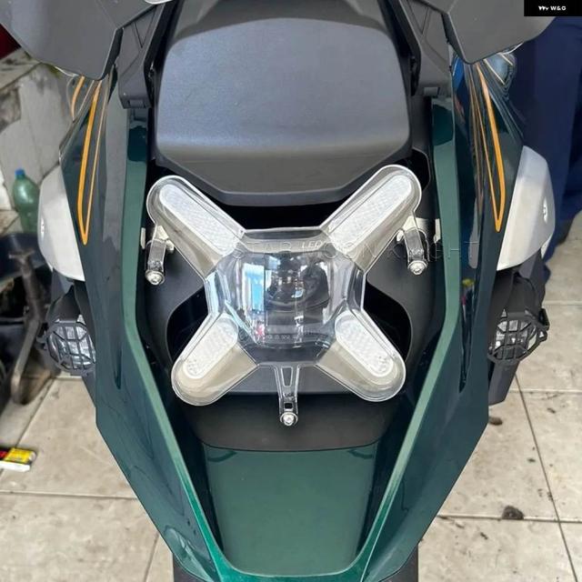 BMW GS 1300 R1300GS 2024年型ともし火取りまかなう かばい立て用 自動二輪車 付属品 アクリル樹脂製 前照灯 プロテクター