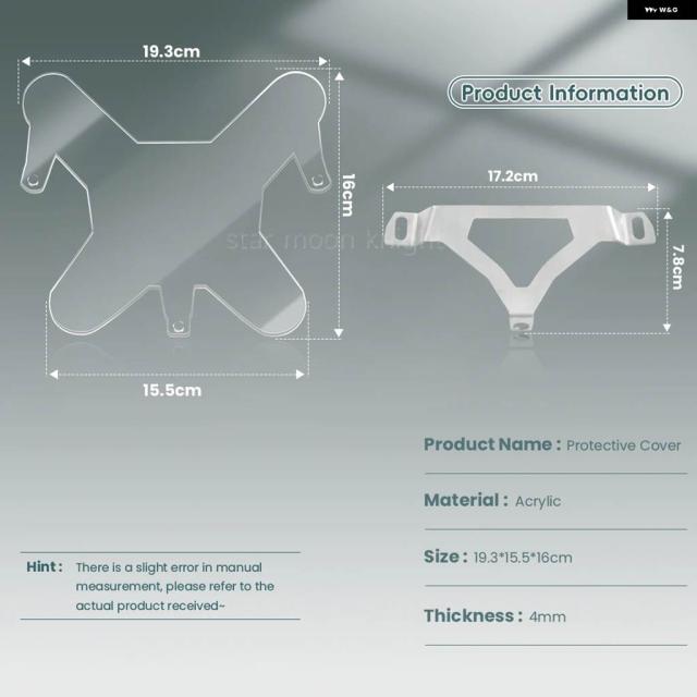 BMW GS 1300 R1300GS 2024年型ともし火取りまかなう かばい立て用 自動二輪車 付属品 アクリル樹脂製 前照灯 プロテクター