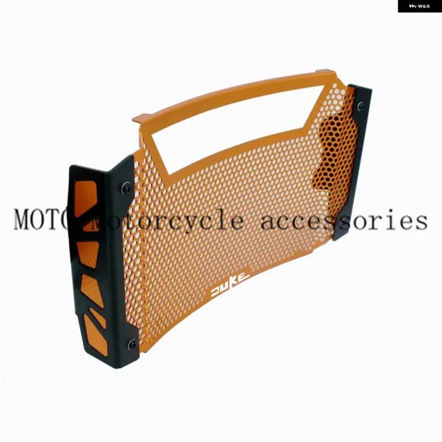 バイク ラジエーター グリル ガードカバー アクセサリータンクKTM デューク790 2018年モデル 2019年モデル ブラックオレンジ
