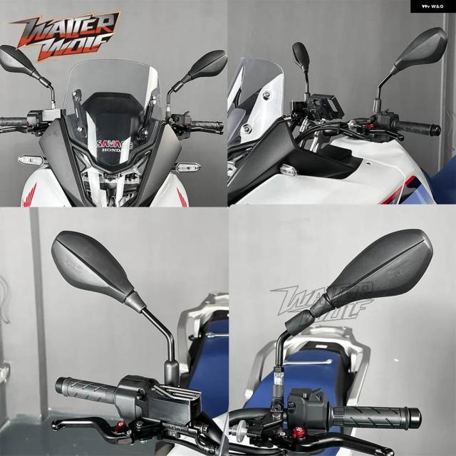 2025年式XL750 M10 ABS調整式リアビューサイドミラー ホンダ XL 750 TRANSALP CRF 1100L アフリカツイン1100アドベンチャー バイク_1