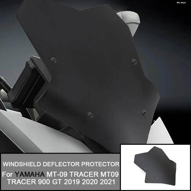 ヤマハ MT-09 トレーサー MT09 トレーサー900 GT 2019 - 21 トレーサー2021 - オートバイ フロントガラス ディフレクター プロテクター フロントシールド