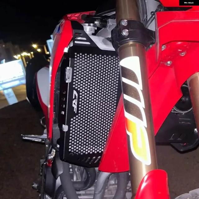 ホンダ CRF300L CRF300 CRF 300 L 300L 2021~2023 - 2025 バイク ラジエーター カバー グリル ガード プロテクター_2
