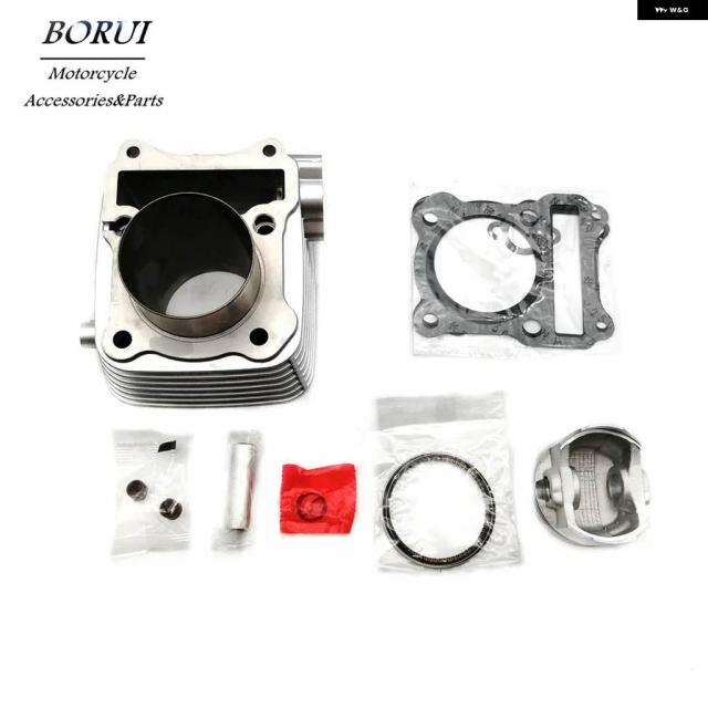 オートバイ 性能パーツ 57MM エンジン シリンダー キット ピストンリングセット スズキ 125CC GS125 GN125 EN125 GZ125 DR125 TU125