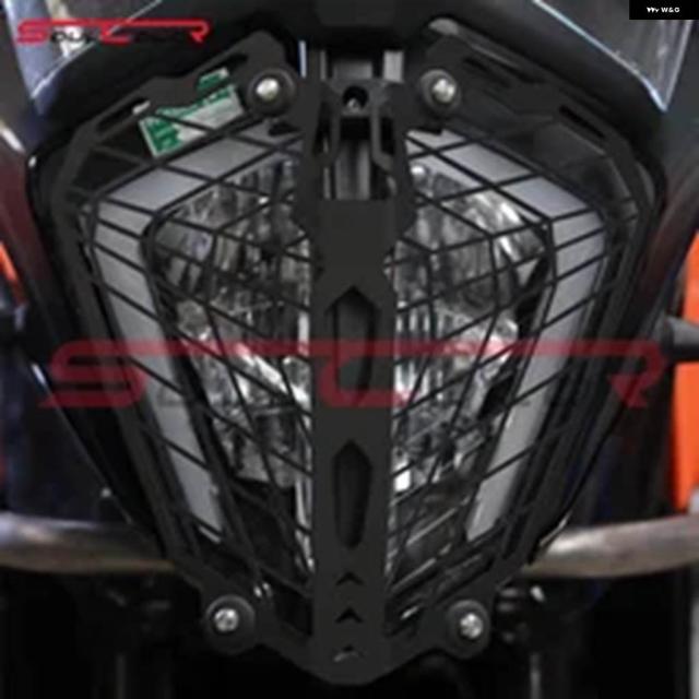 バイク フロント ヘッドライト グリル ガードカバー プロテクター 装飾 KTM 390 790 890 アドベンチャーR S 2020 - 2023