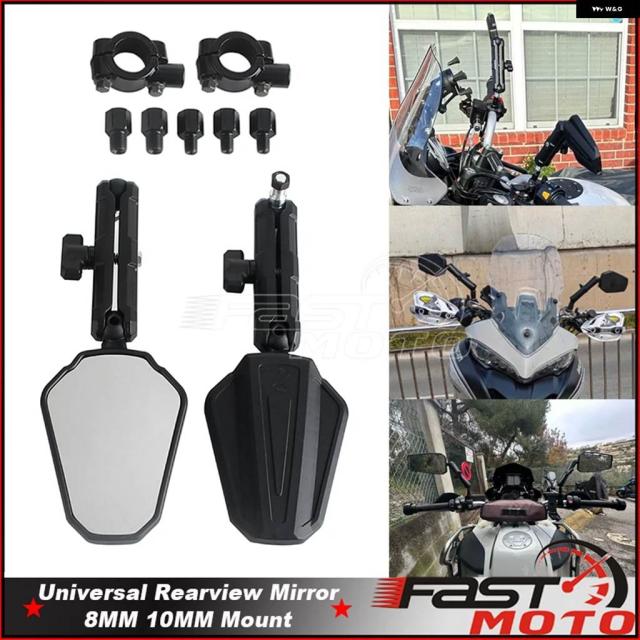 BMW R9T R 900 R 9 T 1200RT 汎用 バイク 西風 折りたたみ 式アドベンチャーサイドミラー