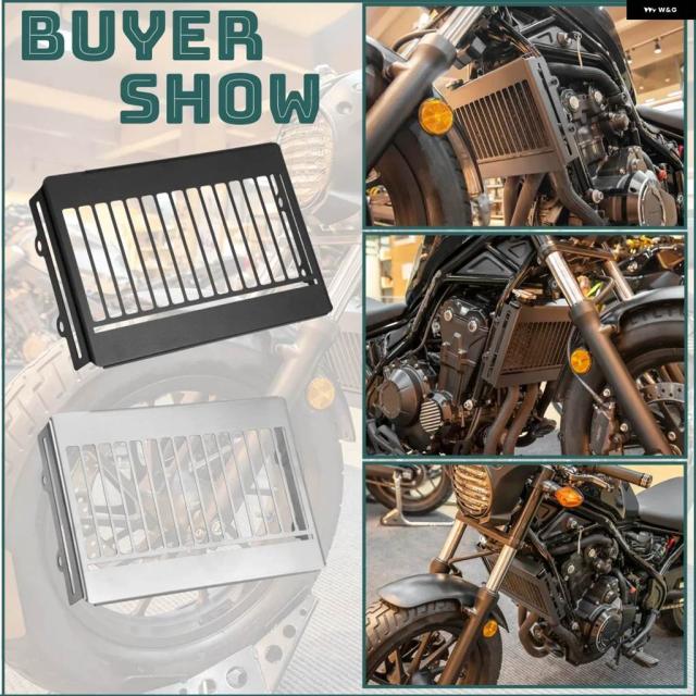 コマーシャル500 CL300 CL500 放熱器 食べ物屋 かばい立て取りまかなう ホンダ REBEL CMX 500 2017-2024 自動二輪車 お水貯蔵タンク ステンレス鋼 スティーカバー