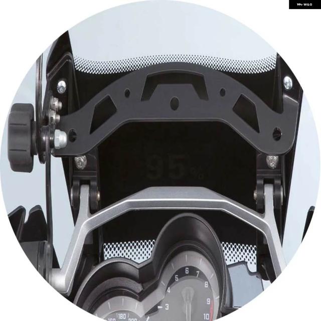 BMW R1200GS LCアドバンテージ2013-2019 R1250GSアドベンチャー2019アクセサリー用 オートバイ フロントガラス ホルダー 取り付け ブラケット_1