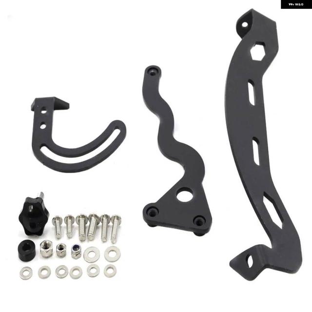 BMW R1200GS LCアドバンテージ2013-2019 R1250GSアドベンチャー2019アクセサリー用 オートバイ フロントガラス ホルダー 取り付け ブラケット_3