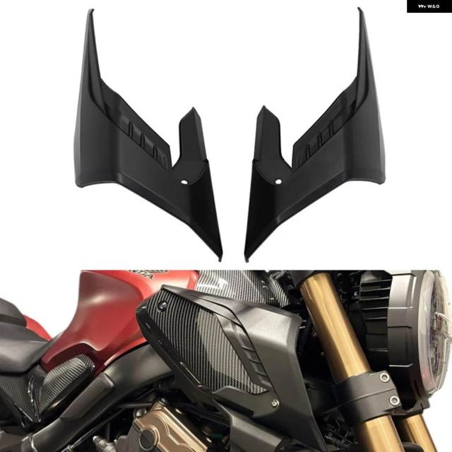 ホンダ CB650R 2018-2023 2019 - 22 バイク デフレクター ウィングレット ウィングレット フィン トリム カバー ウィングレット