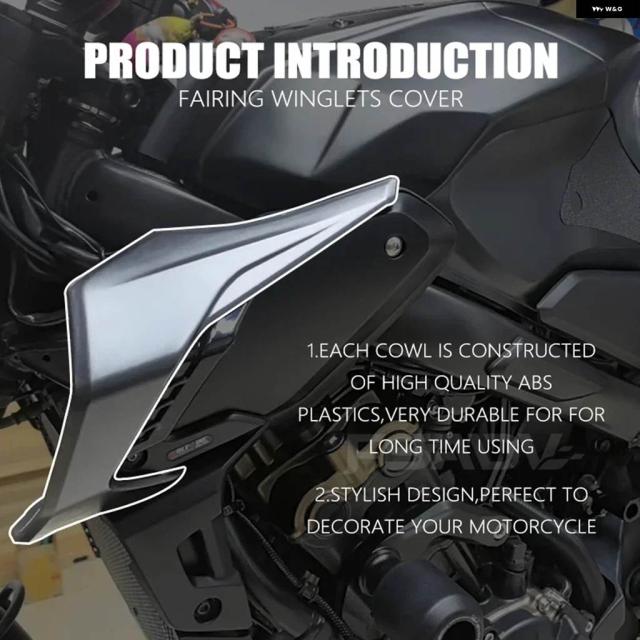 ホンダ CB650R 2018-2023 2019 - 22 バイク デフレクター ウィングレット ウィングレット フィン トリム カバー ウィングレット_5
