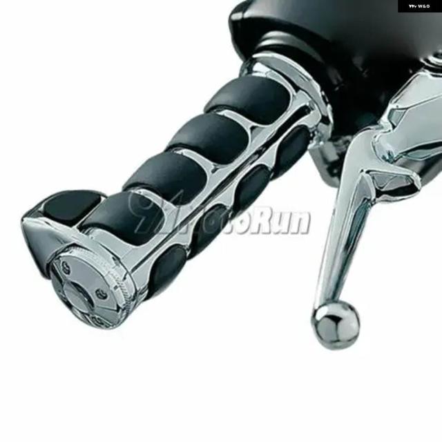 1インチ 25MM バイク ハンドルバー ハンド グリップ ヤマハ ロードスター ウォリアー ミッドナイト XV 1600 1700 V-STAR XVS 950 1100_3