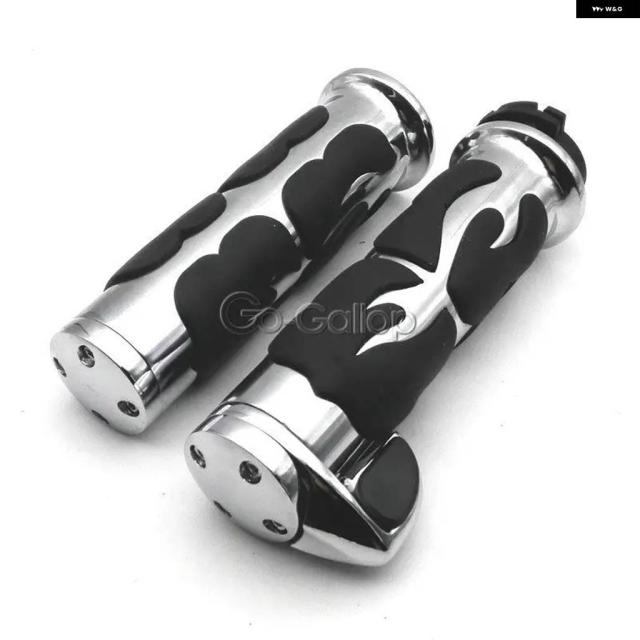 1インチ 25MM バイク ハンド グリップ ハンドルバー スズキ ブルバード M109R M50 M90 M95 C109R C50 C90 マローダー V 1600