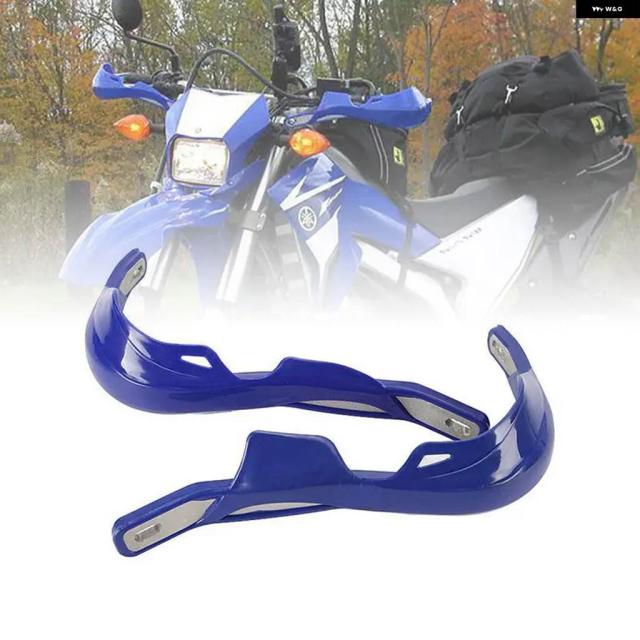 ブルー アルミ 7/8インチ ブラシバー ハンドガード バイク ダート バイク MX ATV/ ヤマハ WR YZ XT TTR 250 400 426 450