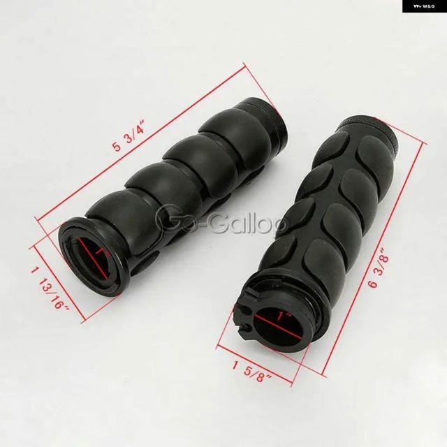 1インチ 25MM バイク ハンドルバー ハンド グリップ ハーレー エレクトラグライド ウルトラ ファットボーイ FLSTF VROD マッスル VRSCF ロードキング XL883C XL1200C_4