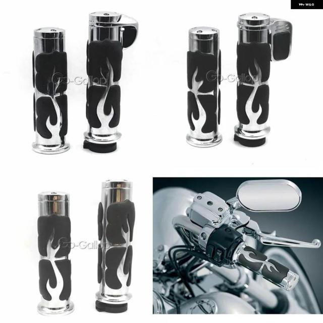 3 スタイル 1インチ 25MM バイク ハンドルバー ハンド グリップ スズキ ブルバード M109R M50 M90 M95 C109R C50 C90 S83 マローダー V 1600