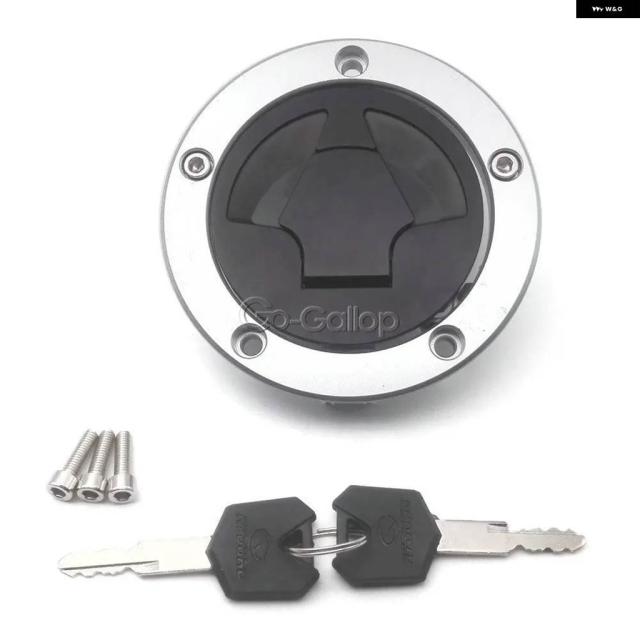 バイク 燃料ガス タンクキャップ カバー ロックキーセット カワサキ ZX1400 ZZR1400 2006-2014/Z750 2007-2012/Z800 2013-2014/Z1000 ZR1000