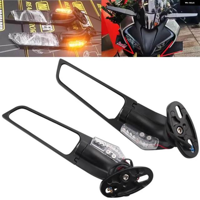 バイク リアビュー ウィング ウィンカーミラー ホンダ スズキ GSXR ドゥカティ 1098 749 1199 1299