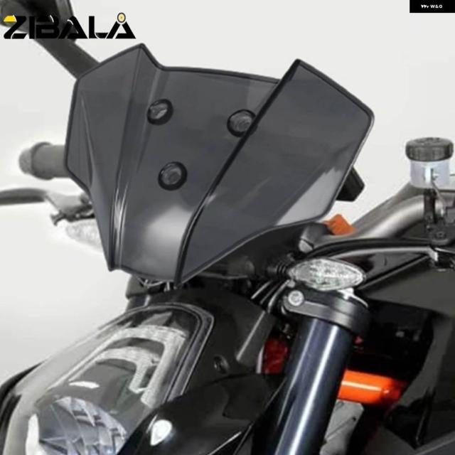 DUKE 125 250 390 DUKE390 DUKE250 DUKE125 2024 2025 フロントウィンド ディフレクター プロテクター ウインドシールド スクリーン