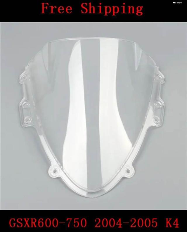 スズキ GSXR600 GSXR750 2004-2005 K4 GSXR-600 GSXR-750 750 バイク ダブルバブル ウインドシールド スクリーン ホワイト