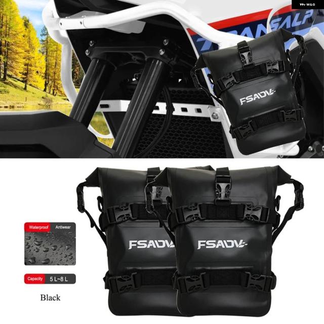 バイク クラッシュ バー 防水 バッグ リペア工具 収納 バッグ ホンダ XL750 TRANSALP XL 750 2023 2024