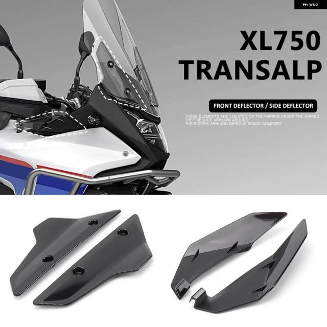 バイク フロントウインドシールド ウインドデフレクター サイド ウインドスクリーン ホンダ XL750 TRANSALP XL 750 TRANSALP 2023 - 2025