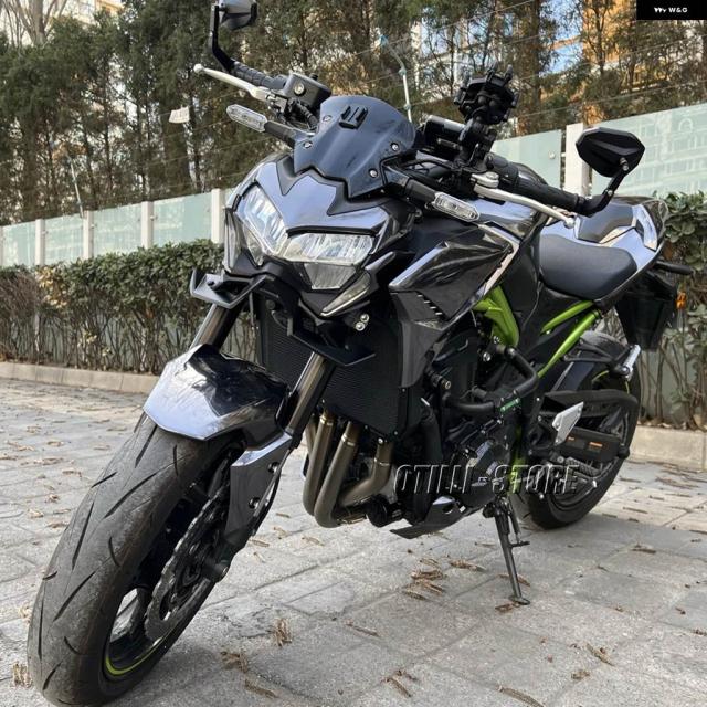 バイク フロントスポイラー ウィングレット エアロダイナミックウィングキット スポイラー カワサキ Z900 2021 - 24_5