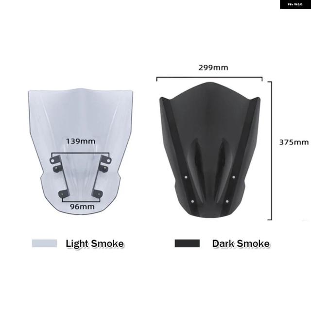 バイク ツーリングウインドデフレクタートラベルウインドシールドバイザー ヤマハ FZ07 MT07 FZ-07 MT-07 MT 2013-2016 2017_3