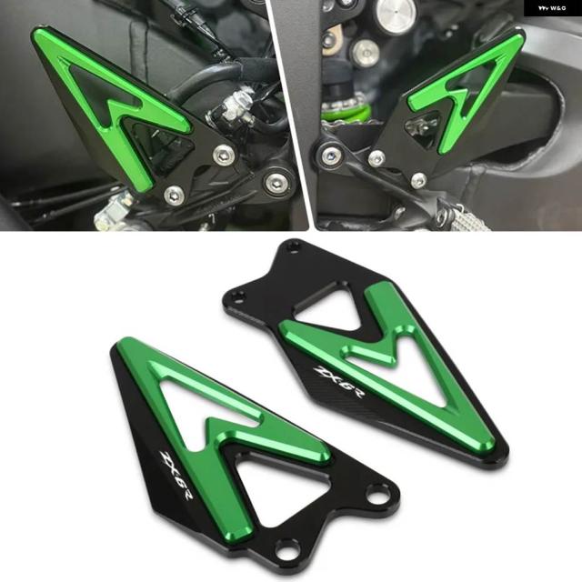 バイク ヒールガードカバー リアセット ペグ プロテクター ZX6R ZX-6R 2019-2025に
