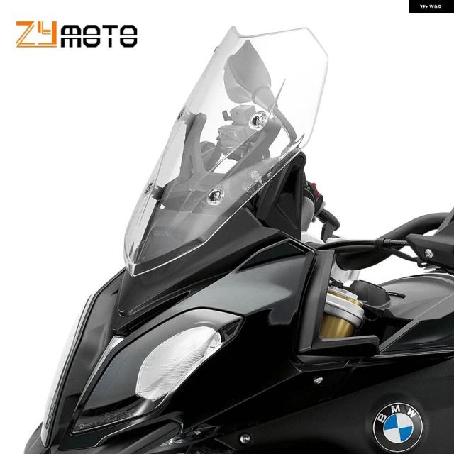 ウィンドスクリーン BMW S1000XR 2015 - 2016 - 19 ウィンドスクリーン デフレクター ウィンドシールド ブラック クリア