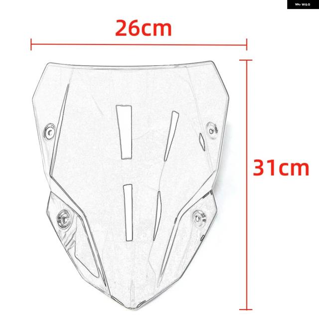Z500SE フロント ウインドスクリーン シールド エアデフレクター カワサキ Z500 SE ABS Z 500 2024 2025 ウインドスクリーン バイク ウインドシールド_1