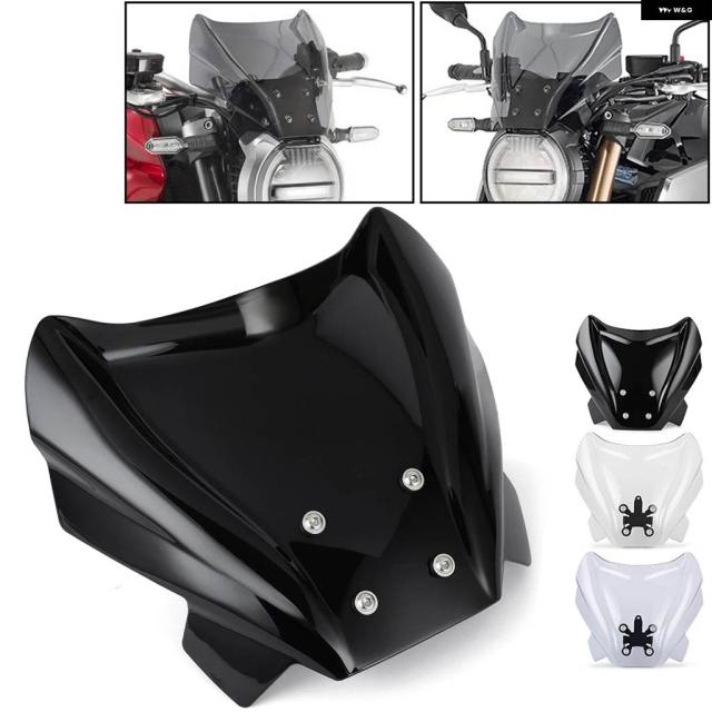 バイク ウインドシールド ホンダ CB650R 2019 - 23 スポーツ ウインドスクリーン CB1000R 2018-2023 フロントウインドデフレクター