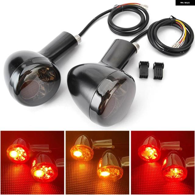 バイク LED ウィンカーライト ブレーキテール インジケーター ランプ ハーレー スポーツスター XL883 XL1200 アイアン 1992-2022 ブレーキ ランニングライト
