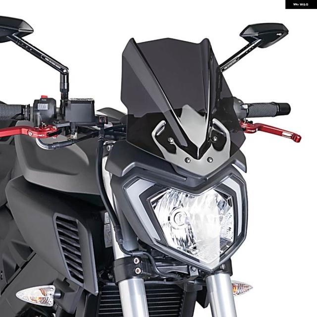 ヤマハ MT125 MT-125 2015 - 20 バイク ウインドスクリーン ウインドシールド デフレクター