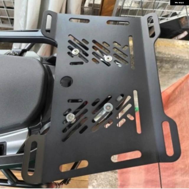 BMW R1250GS R1200GS F850GS F750GS F650GS テールラック バイク ラゲッジ サポート シェルフ ケース ホルダー トランク フレーム プレート ブラケット_2