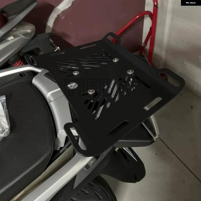 BMW R1250GS R1200GS F850GS F750GS F650GS テールラック バイク ラゲッジ サポート シェルフ ケース ホルダー トランク フレーム プレート ブラケット_4