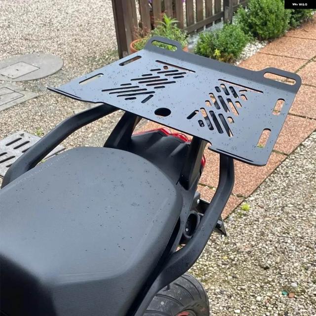 BMW R1250GS R1200GS F850GS F750GS F650GS テールラック バイク ラゲッジ サポート シェルフ ケース ホルダー トランク フレーム プレート ブラケット_5
