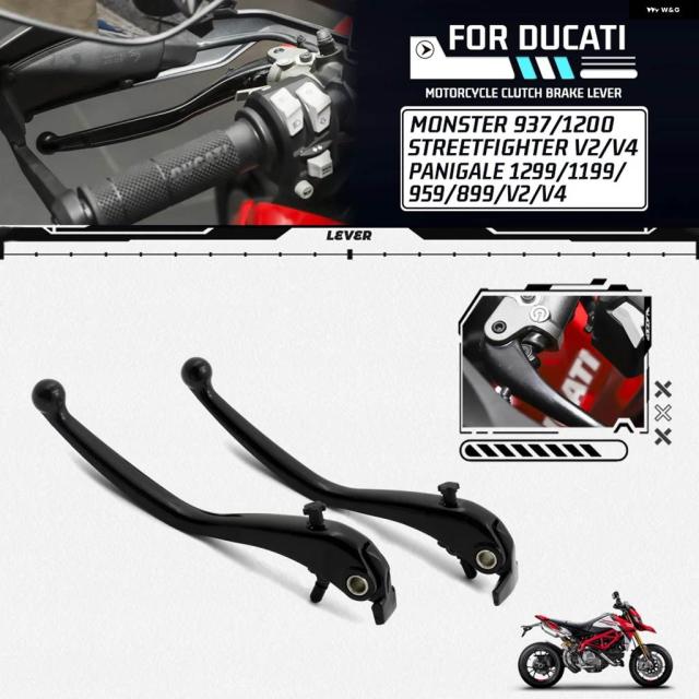 ドゥカティ MONSTER 937/950/1200 1199 1299 959 PANIGALE V4 V2 STREETFIGHTER XDIAVEL バイク ブレーキハンドル クラッチ コントロール レバー