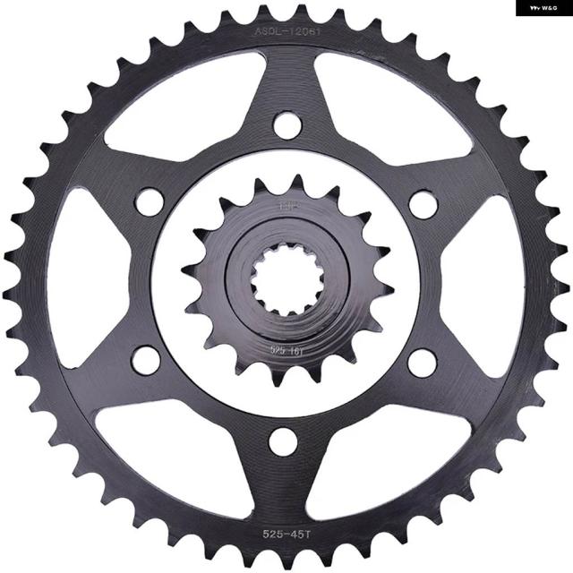 525 45T 16T フロント リア スプロケット ヤマハ トレーサー 7 GT/700 XSRM MTT MTN 690 FZ-07 YZF-R7 YZF690 700 テネレ XTZ690 MT-07_7