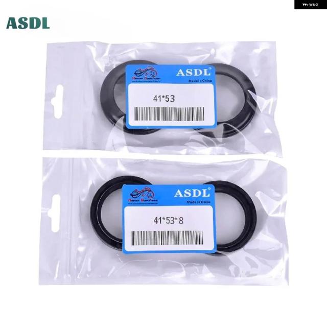 453X8 41 53 フォーク ダンパー オイルシール ダストカバー カワサキ Z750 Z800 ER6N ER6F Z650 ZX-6R 636 KLE500 EN500 41*53*8 フォーク シール
