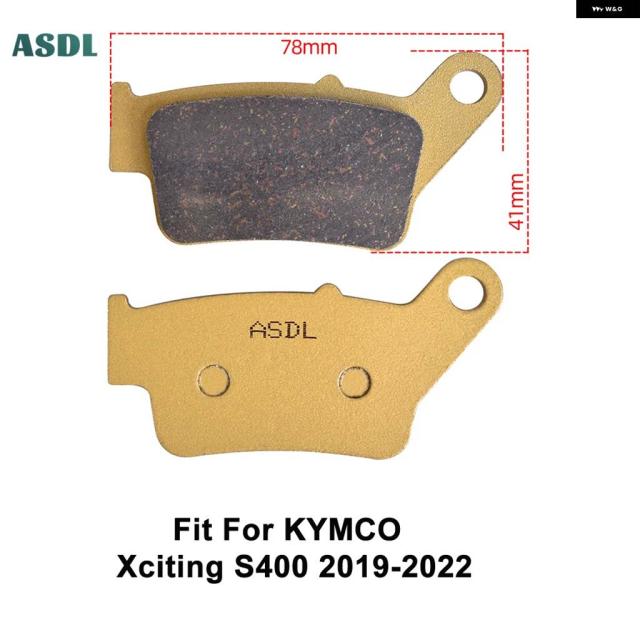 バイク フロント リア セラミック ブレーキ パッド ディスク KYMCO XCITING S400 2019 - 2CITINGS 400 XCITINGS400