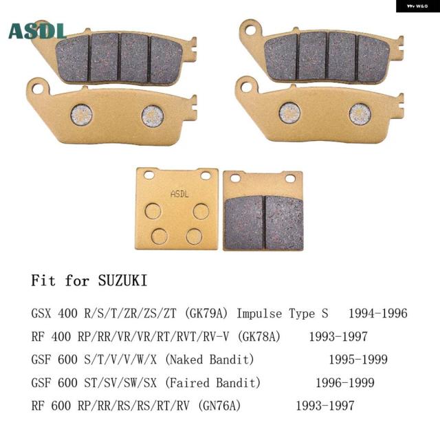 バイク フロントリア ブレーキ パッド セット GSX 400 R GK79A RF400R GK78A GSF600S バンディット GSF600 フェアリング バンディット RF 600 GN76A