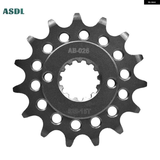 520 15T バイク 20CRMNTI フロント スプロケット サイレント カワサキ KLR650 C1-C8 95-2003 KL650 A4-A19 1990-2010 KLX650 93-96_2