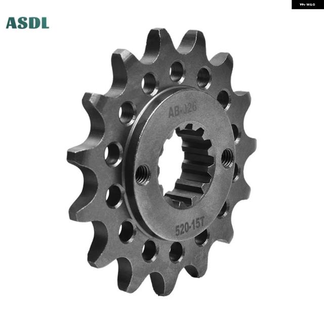 520 15T バイク 20CRMNTI フロント スプロケット サイレント カワサキ KLR650 C1-C8 95-2003 KL650 A4-A19 1990-2010 KLX650 93-96_4