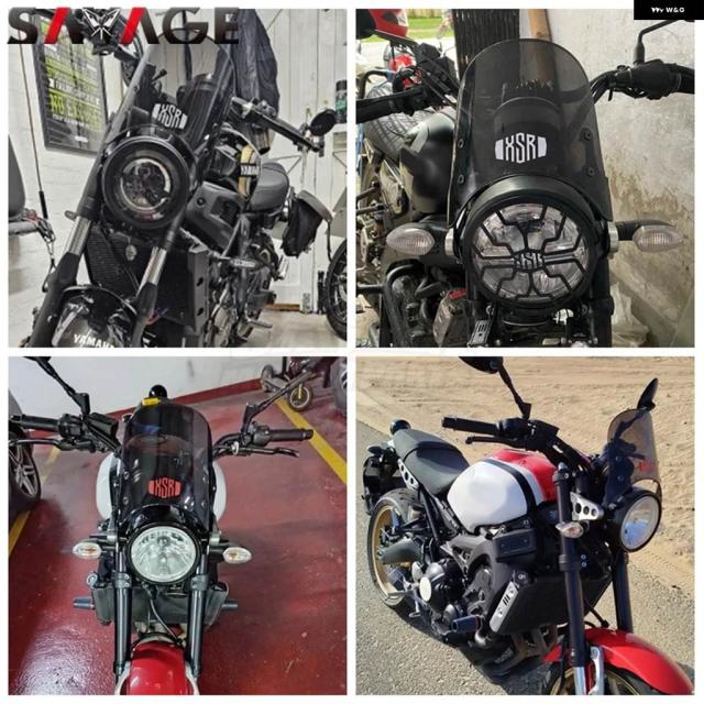 ヤマハ XSR 155 XSR 900 ウィンドスクリーン ウィンドシールド XSR 700 300 250 155 125 2016-2023 バイク ウィンドデフレクター シールド パラブリサス_1