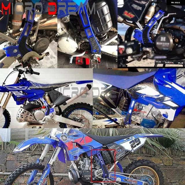 ダート バイク オフロード フレーム ガード サイドカバー ヤマハ YZ 125 250 YZ125 YZ250 2005-2022 YZ 250X 2016-2022 WR 125 250 2006-2021_5
