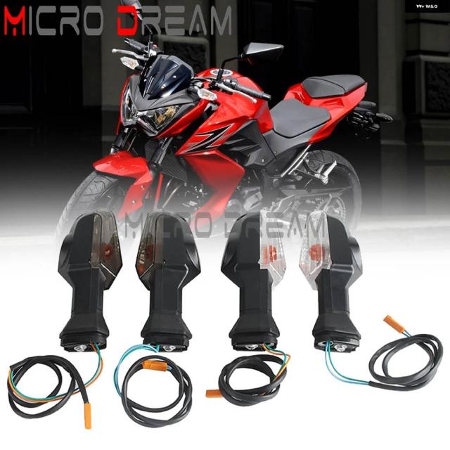 バイク ウィンカーライト アンバー インジケーター フラッシャー ウィンカーランプ カワサキ Z250 Z300 Z750 Z800 Z1000 VERSYS 650/1000 ZRX1200_1