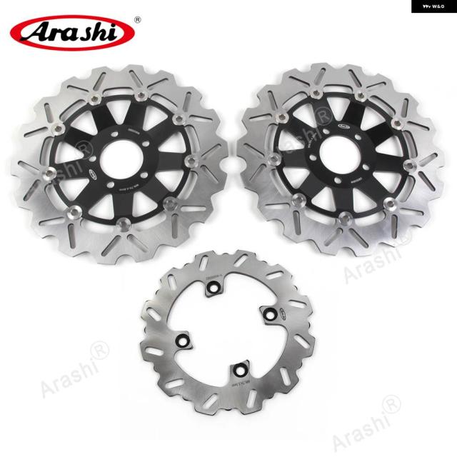 1セット フロント リア ブレーキディスク カワサキ ZZR 600 1991 1992 フルフローティングディスク ブレーキローター バイク ZZR600