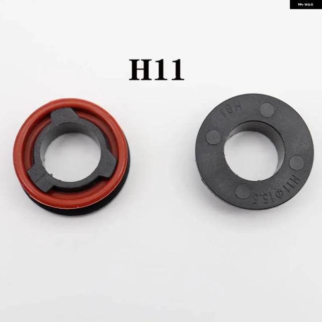 H11 LED ヘッドライト バルブ アダプター ホルダー ベース ソケット ヘッドランプ リテーナー 2個
