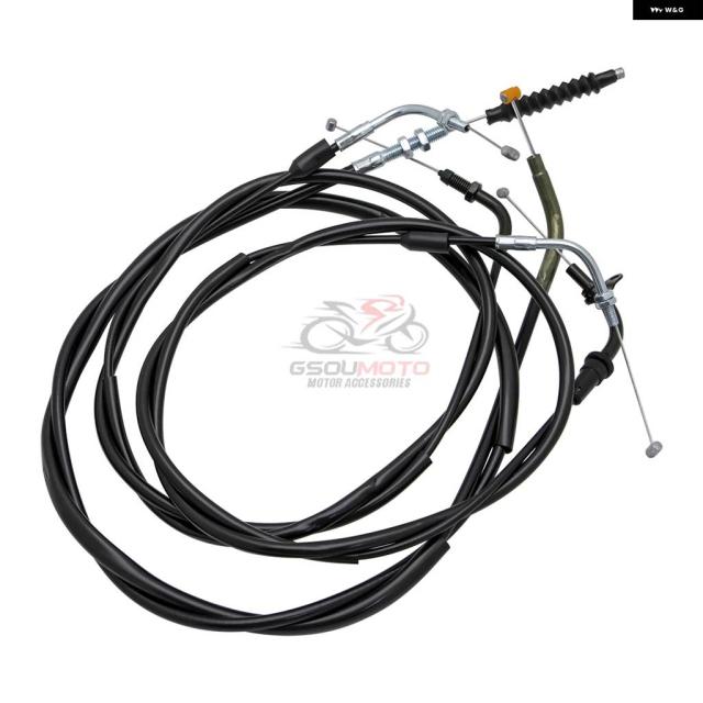 バイク スロットル クラッチ ケーブル ラインワイヤーキット ヤマハ ドラッグスター DS 400 650 VSTAR XVS400 XVS650
